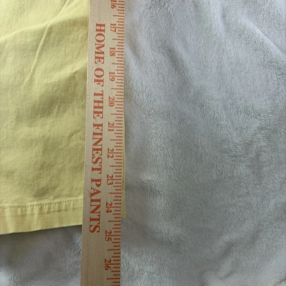 LOFT Monroe Slim Chino Light Yellow Pant Women's Size 14‎ Career Office Spring
